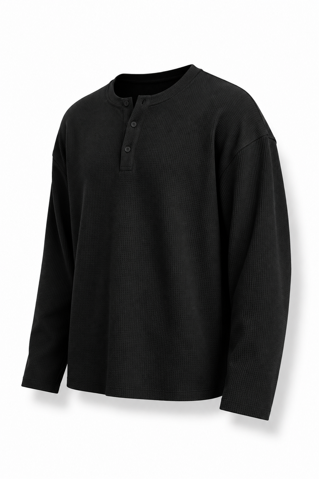 DAIZLY HENLEY BLACK