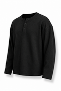 DAIZLY HENLEY BLACK