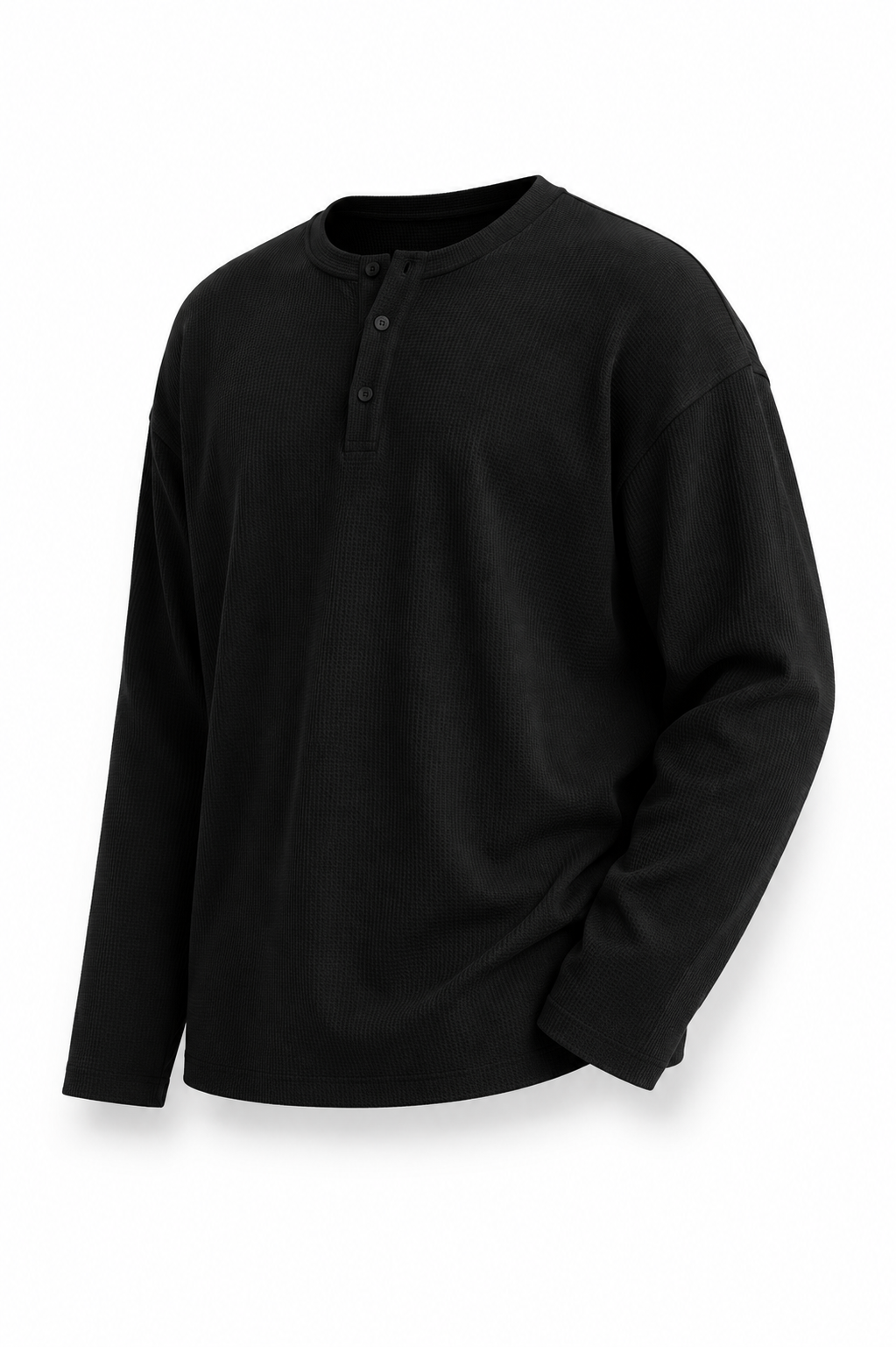 DAIZLY HENLEY BLACK