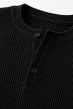 DAIZLY HENLEY BLACK