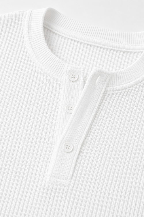 DAIZLY HENLEY WHITE