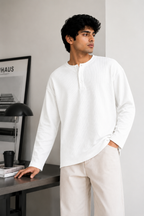 DAIZLY HENLEY WHITE
