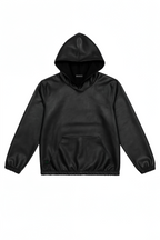 Leather Hoodie