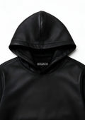 Leather Hoodie