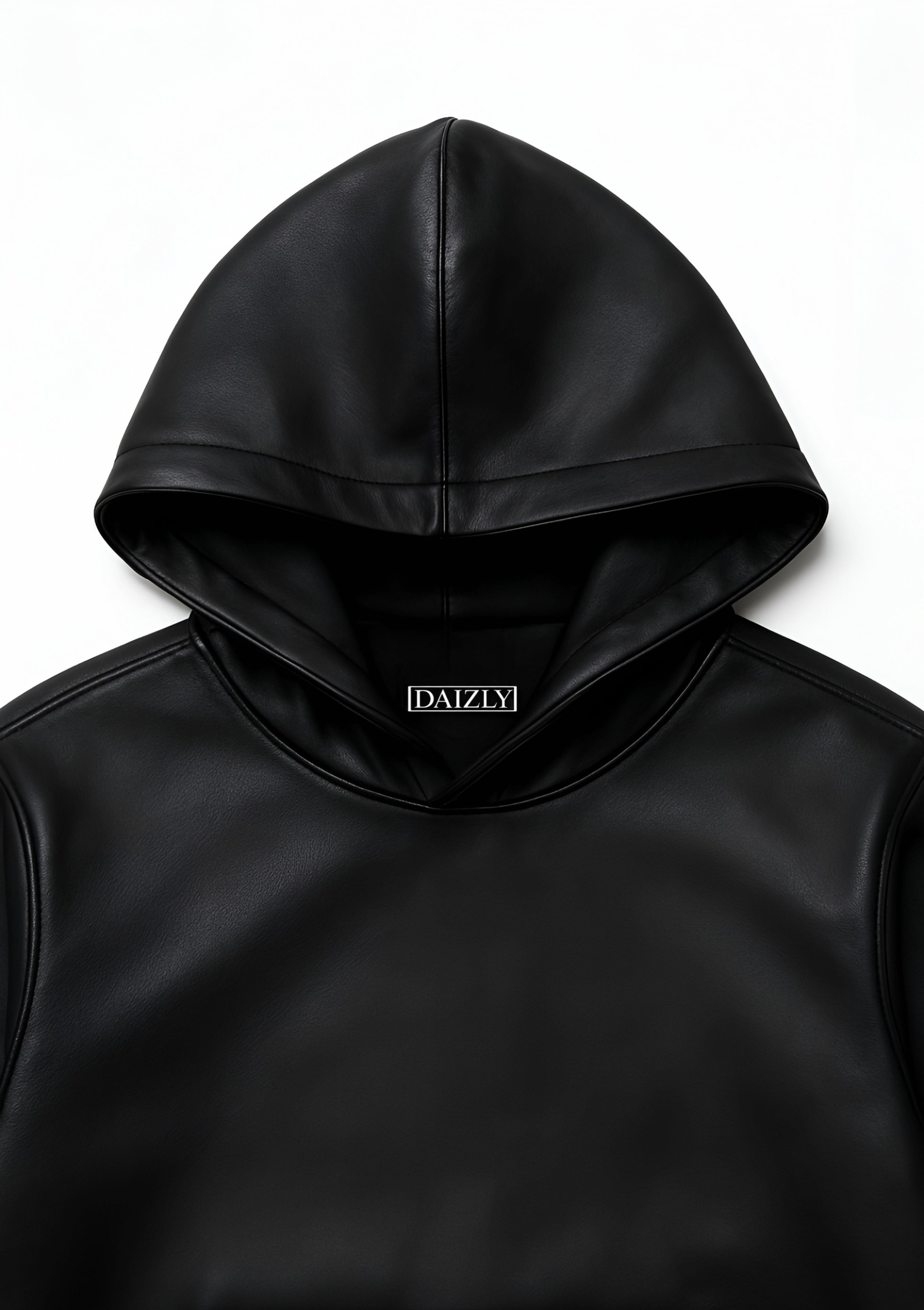 Leather Hoodie