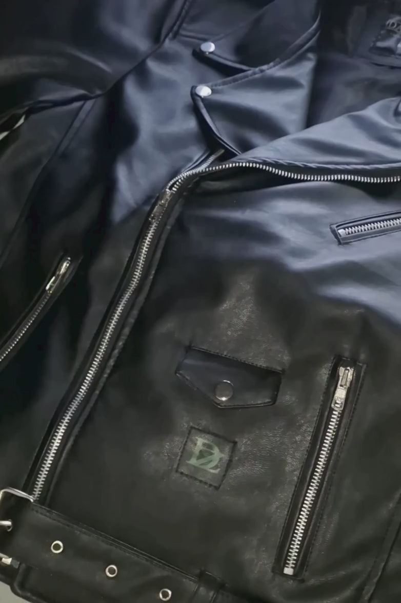 LEATHER RIDER JACKET
